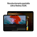 Apple iPad Pro de 13 Pulgadas (M4): Ultra Retina XDR, 256 GB, cámara Frontal de 12 Mpx en Horizontal y Trasera de 12 Mpx, escáner LiDAR, Wi Fi 6E, autonomía de Sol a Sol, Vidrio estándar - Plata