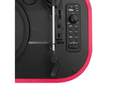 Tocadiscos Trevi TT 1020 BT Estéreo Bluetooth USB Batería Recargable Rojo