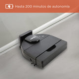 Neato D9 Smart Robot Vacuum Cleaner - D-Design, HEPA Filter, Laser Map Navigation - App Control - 200 Minutes Duration, Auto Recharge and Reset - Black