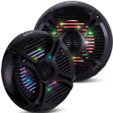 Pyle par de Altavoces Marinos de 6.5”, 250V, Sonido Estereo, Duales, Exteriores, Resistentes al Agua y a la Intemperie