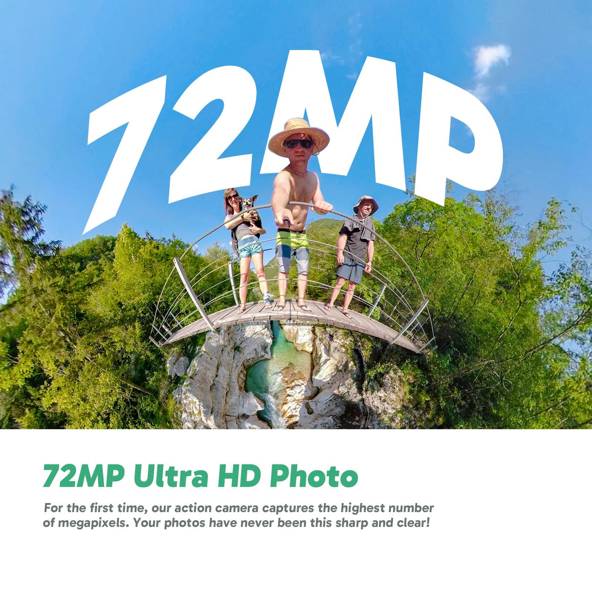 AKASO 360 Cámara de acción 360 con 128GB microSDXC U3 Tarjeta de Memoria, Sensor de 1/2", 5.7K 360, Fotos 72MP, Pantalla táctil de 2.29", Cámara Deportiva 360, Estabilización, para Deportes