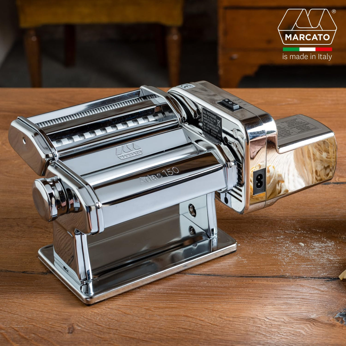 Marcato Atlasmotor - Máquina para Hacer Pasta [Importado de Alemania]