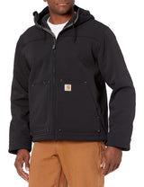 Carhartt Super Dux Relaxed Fit Sherpa Lined Active Jac Coat, Negro, L para Hombre