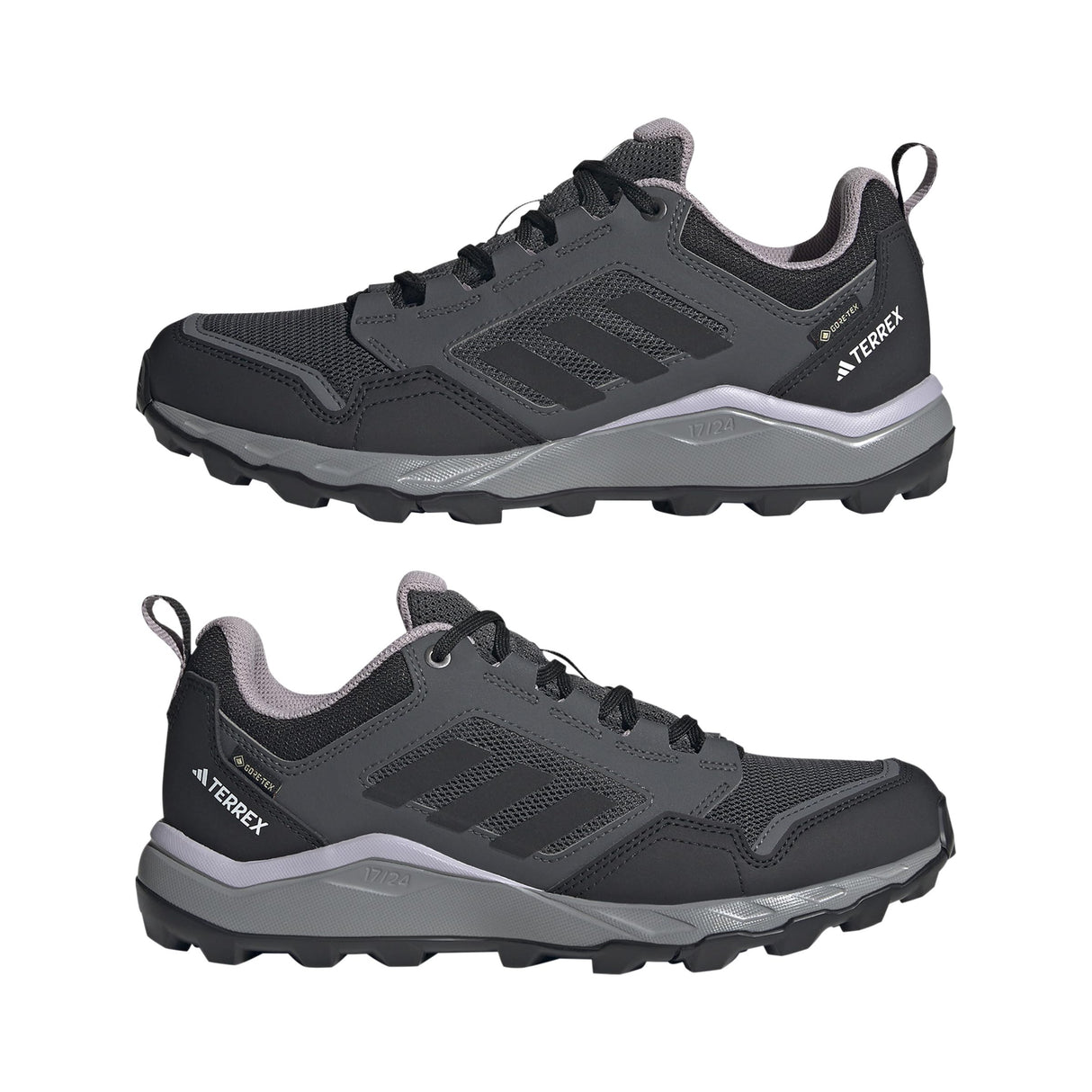 adidas Terrex Tracerocker 2 Gore-Tex Trail Running Shoes, Zapatillas Mujer, Grey Six/Core Black/Grey Three, 39 1/3 EU