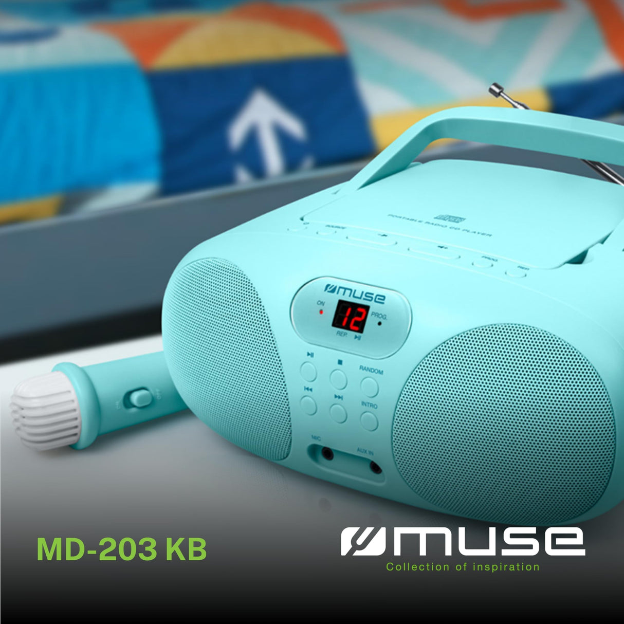 Muse M-203 KB Reproductor CD Micro