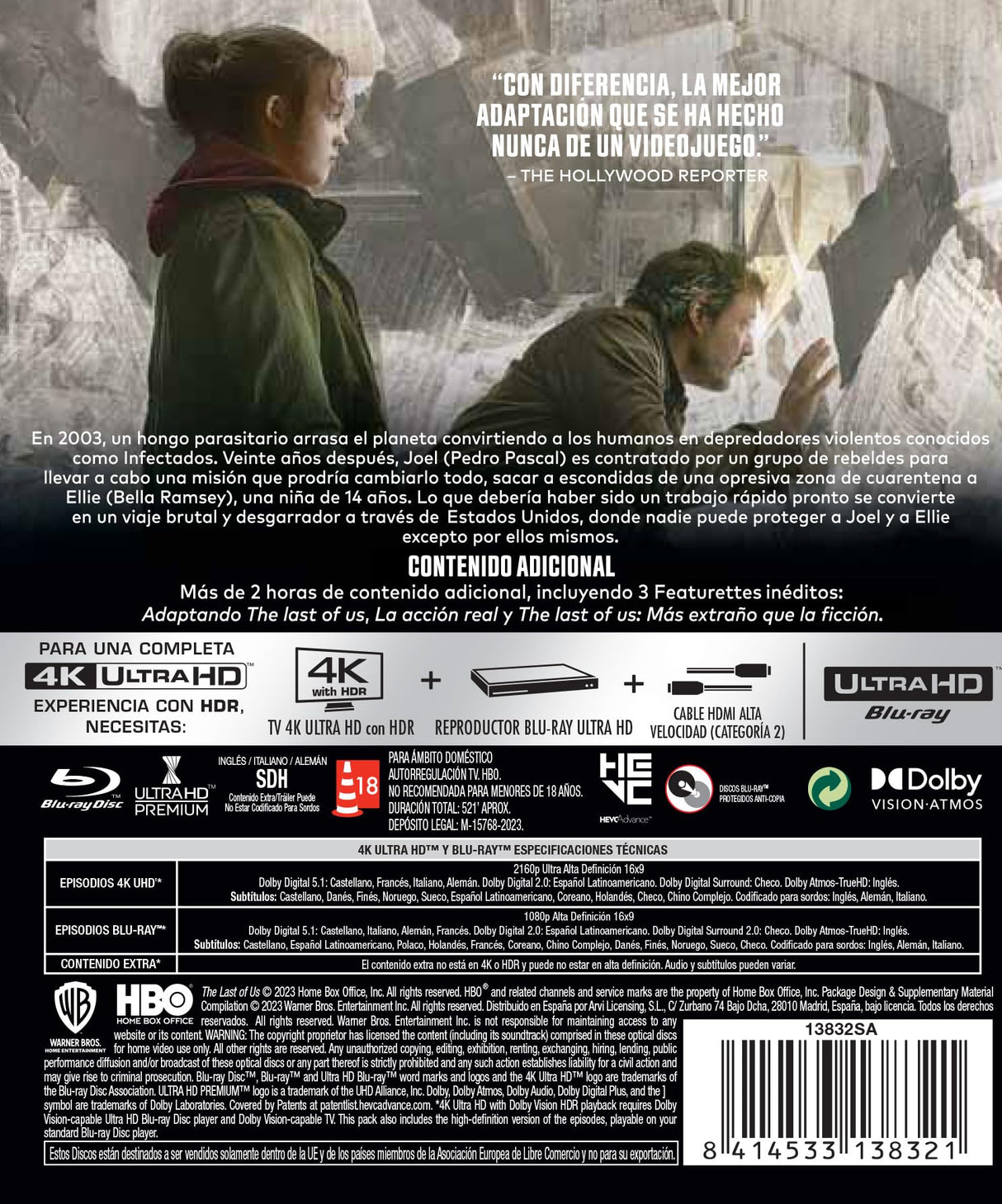 The Last Of Us (Temporada 1) (4K UHD + Blu-ray) [Blu-ray]