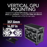 Cooler Master NR200P MAX SFF Small Form Factor Mini-ITX Case, Custom 280mm AIO, 850W SFX Gold PSU, Triple Ranura Vertical Mount GPU, PCIe Gen4 Riser, Tempered Glass or Vented Panel (NR200P-MCNN85-SL0)
