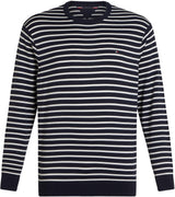 Tommy Hilfiger Jersey Hombre Essential Cotton con Cuello Redondo, Multicolor (Desert Sky/Ivory Petal), XXL