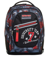 Seven Mochila con Ruedas TROLLEY NEW TECH WORLD, Negro - Mochila 3 en 1, Mochila Escolar con Carro - Bolso Escolar Niños, Niñas, Adolescentes - Bolsillo Frontal con Cremallera