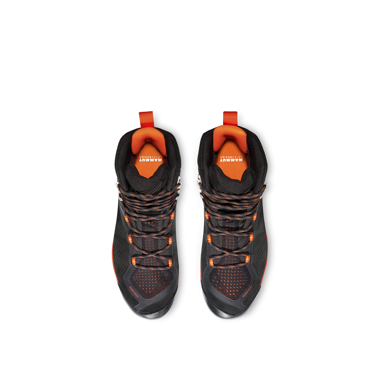 Mammut Sapuen High GTX Hombre Negro-Rojo Vivo 8.5
