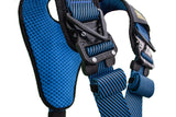 Irudek WIND BLUE 3 L-XXL – Arnés anticaídas con anclaje ventral de aluminio, cinturón IRUPAD Holetech, hebillas automáticas K-EASY, sistema ANTISLIP, portaganchos y chip NFC Ready