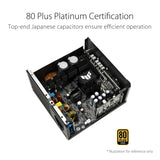 ASUS TUF Gaming 1200W Gold - Fuente de Alimentación (Compatible con ATX 3.1, Certificado 80+ Gold, Componentes de Grado Militar, Doble Rodamiento, Ventilador Axial-Tech, Revestimiento de PCB)