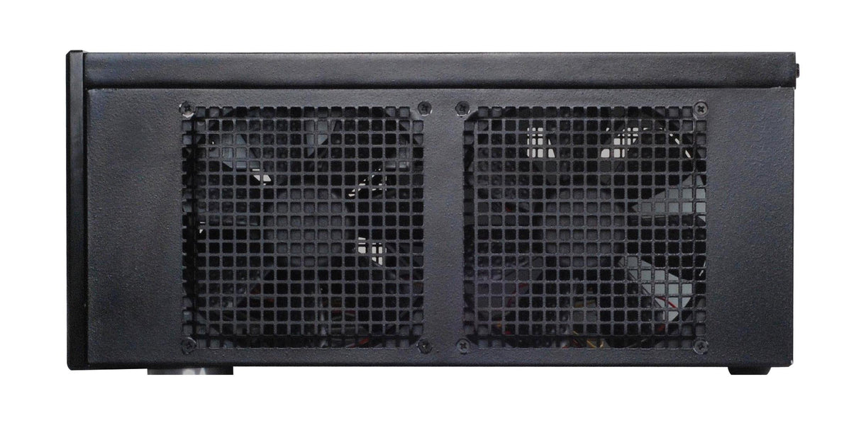 SilverStone SST-GD04B USB 3.0 - Grandia HTPC Micro ATX Carcasa de Ordenador, Rendimiento silencioso con Alto Flujo de Aire, Negro