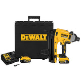 DEWALT DCN890P2-QW - Clavadora de Hormigón sin escobillas XR 18V con 2 baterías Li-Ion 5,0Ah para clavos 15° de 2,6-3,7mm diámetro y 13-57mm largo