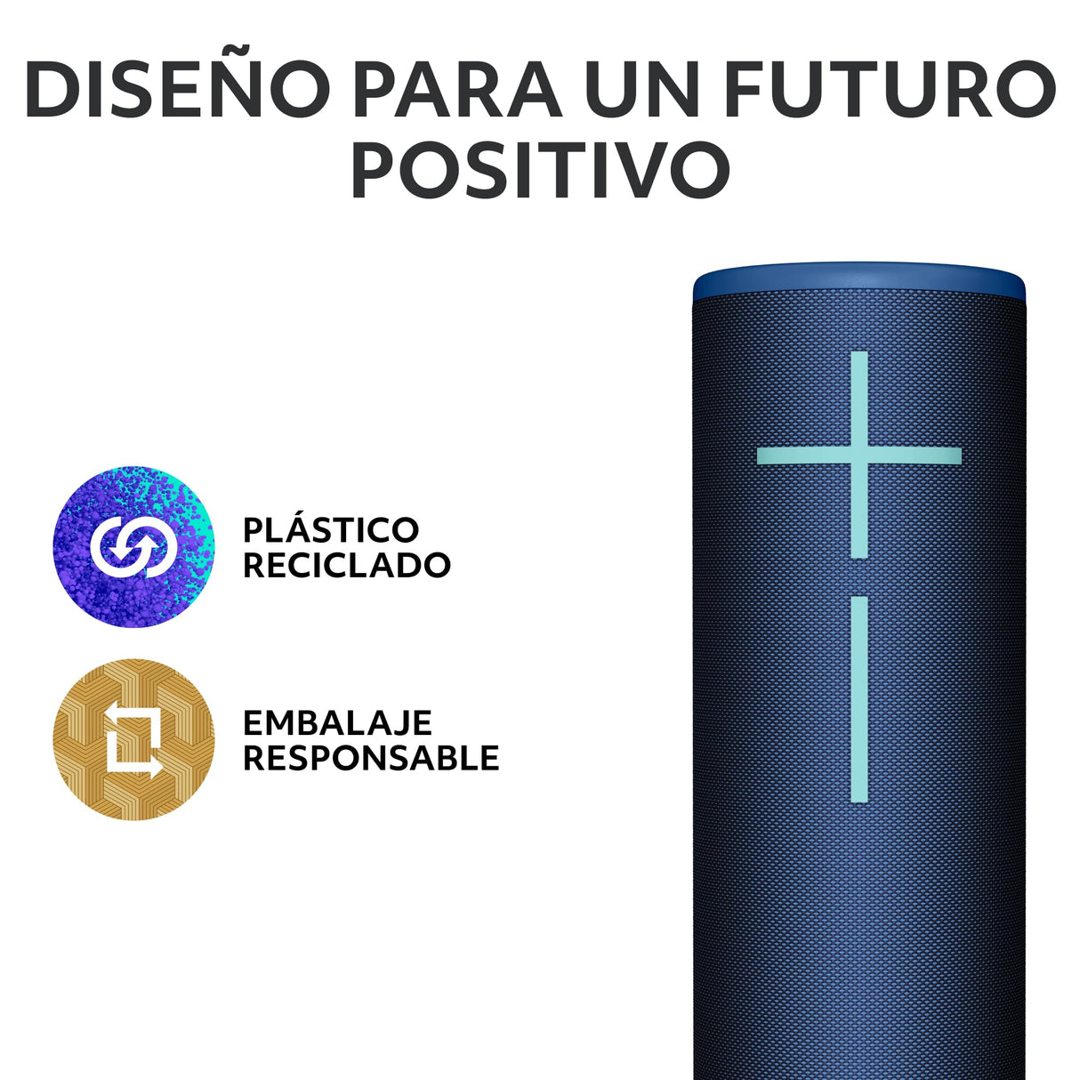 Ultimate Ears Megaboom 4 Altavoz Bluetooth portátil Impermeable con Potente Sonido de 360 Grados y Graves atronadores, Altavoz Flotante con 20 Horas de batería y Radio de 45 m - Azul