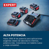 Set básico de alta potencia Bosch EXPERT 18V System EXBA18V-40 combinado con cargador rápido GAL 12V/18-80 (hasta 2000 W de potencia máxima)