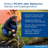 Katadyn Tratamiento Aire Libre de la Serie de filtros de Agua tácticos de Bolsillo 8020425, Negro