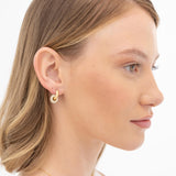BOSS Jewelry Pendientes para Mujer Colección LIVE PRECIOUS en Oro Amarillo con Cristales - 1580759