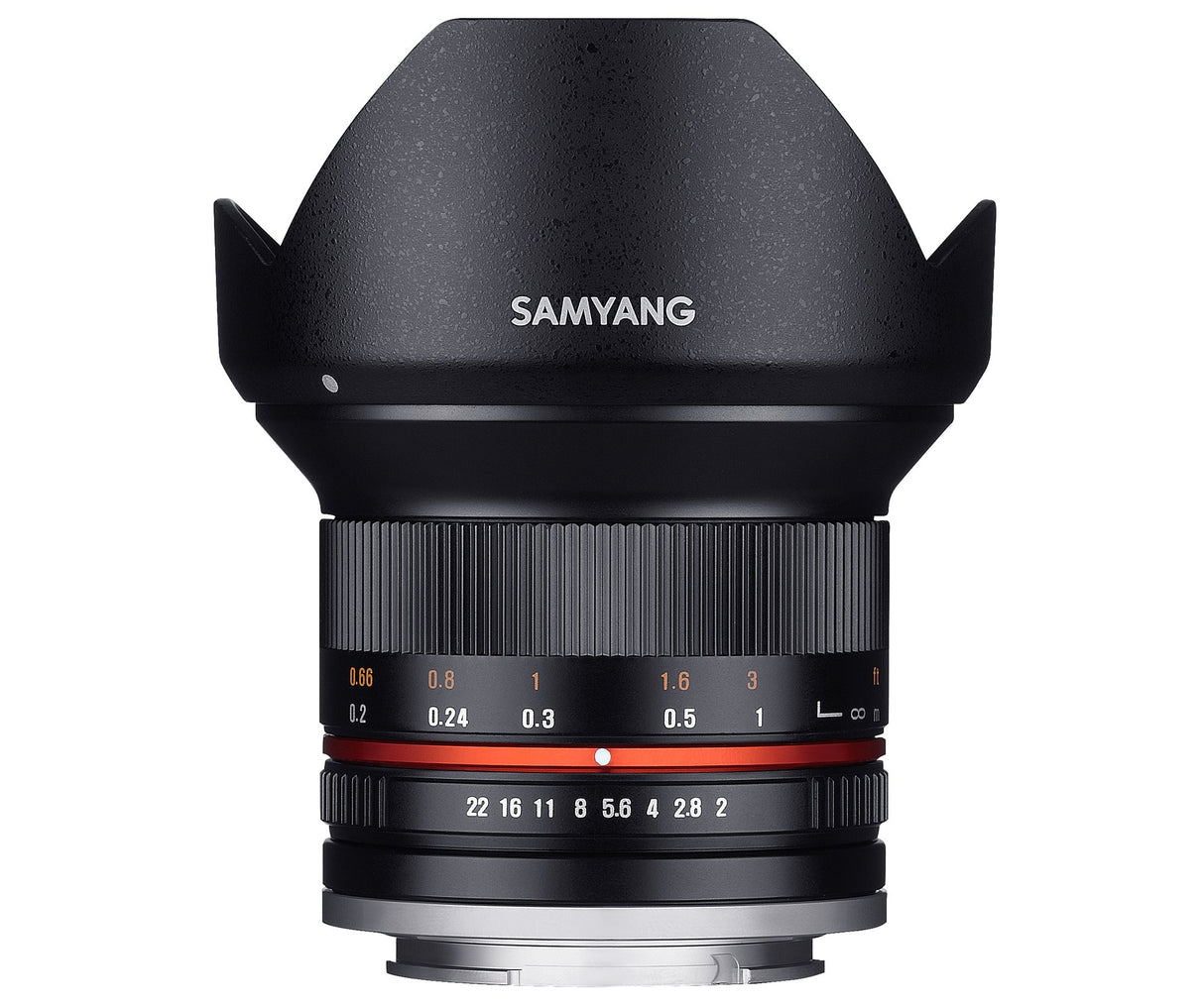 Samyang SY12M-FX-SIL - Objetivo Gran Angular para cámaras Fujifilm X-Mount (12 mm, F2.0)