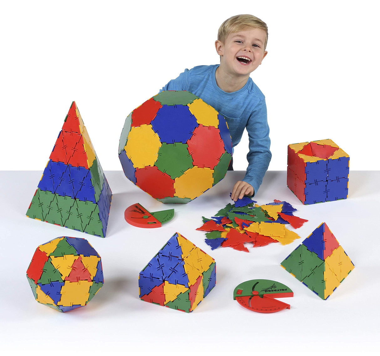 Polydron 10-3020 - Juego de geometría escolar (266 unidades)