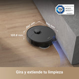 DREAME X40 Master Robot Aspirador, 12000Pa Robot Aspirador y Fregasuelos con Vaciado Automátic, Navegación Inteligente, Autolimpieza con Mopa, Modo Apto para Mascotas, Estación Base 8 en 1