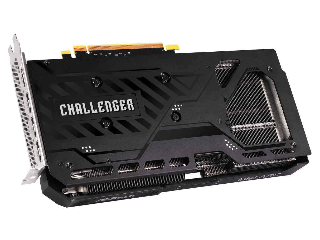 ASRock Intel ARC B580 Challenger 12GB OC GDDR6 19 Gbps 192 bits 2740 MHz 650W 7680 x 4320 Dual Fan Tarjeta gráfica