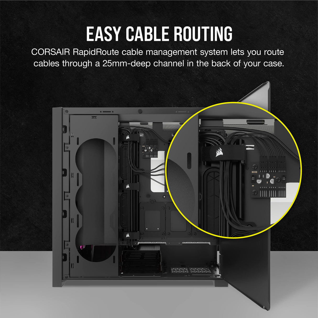 Corsair Semitorre iCUE 5000D RGB Airflow, 3 Ventiladores AF120 RGB Elite - Controlador iCUE Lighting Node Pro - Diseño de Alto Flujo de Aire - Negro