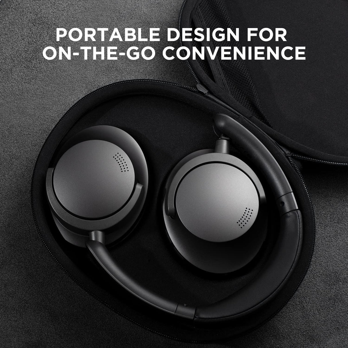 1More SonoFlow Auriculares Inalámbricos con Cancelación Activa de Ruido, 70H Cascos Inalámbricos Bluetooth, Auriculares Supraaurales con LDAC y 12 Modos EQ, Modos Varios, Cómodos y Plegables, Negro