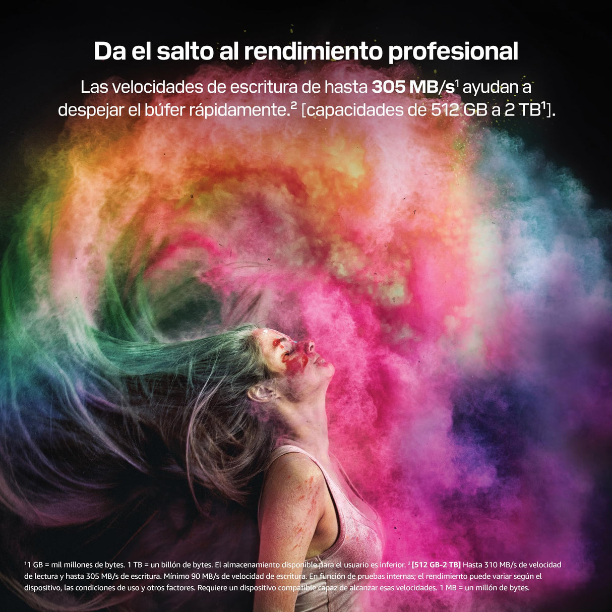 SANDISK Extreme Pro SD UHS-II V90 Tarjeta 2 TB (velocidades de Lectura de hasta 310 MB/s, Velocidades de Escritura de hasta 305 MB/s, Funciona con cámaras réflex y sin Espejo)