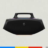 Skullcandy Barrel Altavoz Inalámbrico Portátil con Bluetooth de Tamaño Grande para Fiestas, con Impermeabilidad IPX5, 12 Horas de Batería, True Wireless Stereo con Luces LED y Asa de Transporte, Black