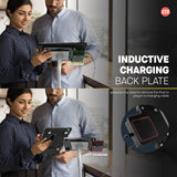 CTA Digital: Funda de Carga inductiva para iPad 7 y 8 de 10,2 Pulgadas, iPad Pro de 10,5 Pulgadas, iPad Air 3 – Negro.