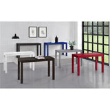 Ameriwood Home Gran Escritorio Parsons con 2 cajones, Blanco