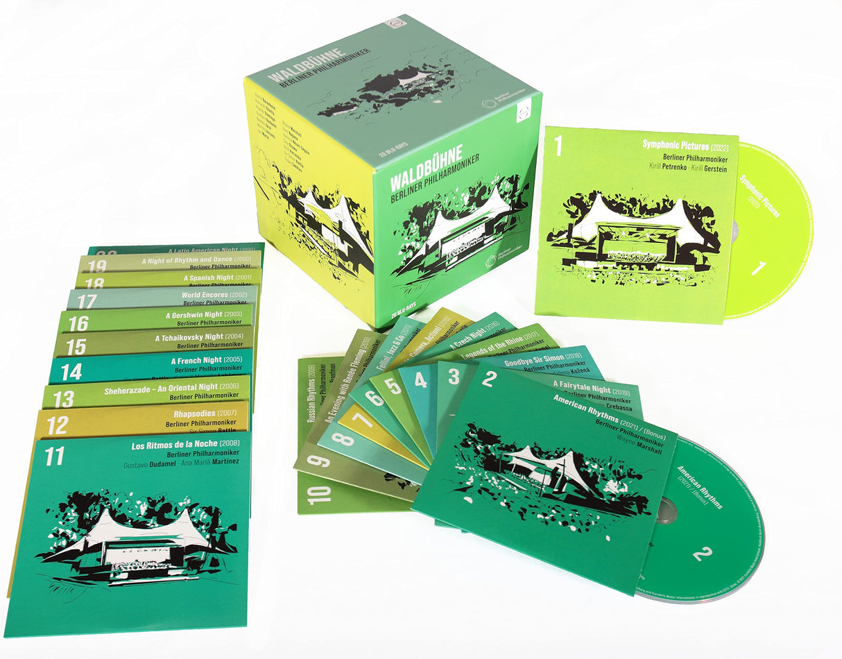 Berliner Philharmoniker - Waldbühne: 20 Concerts Filmed Between 2000 and 2022 (BLURAY)