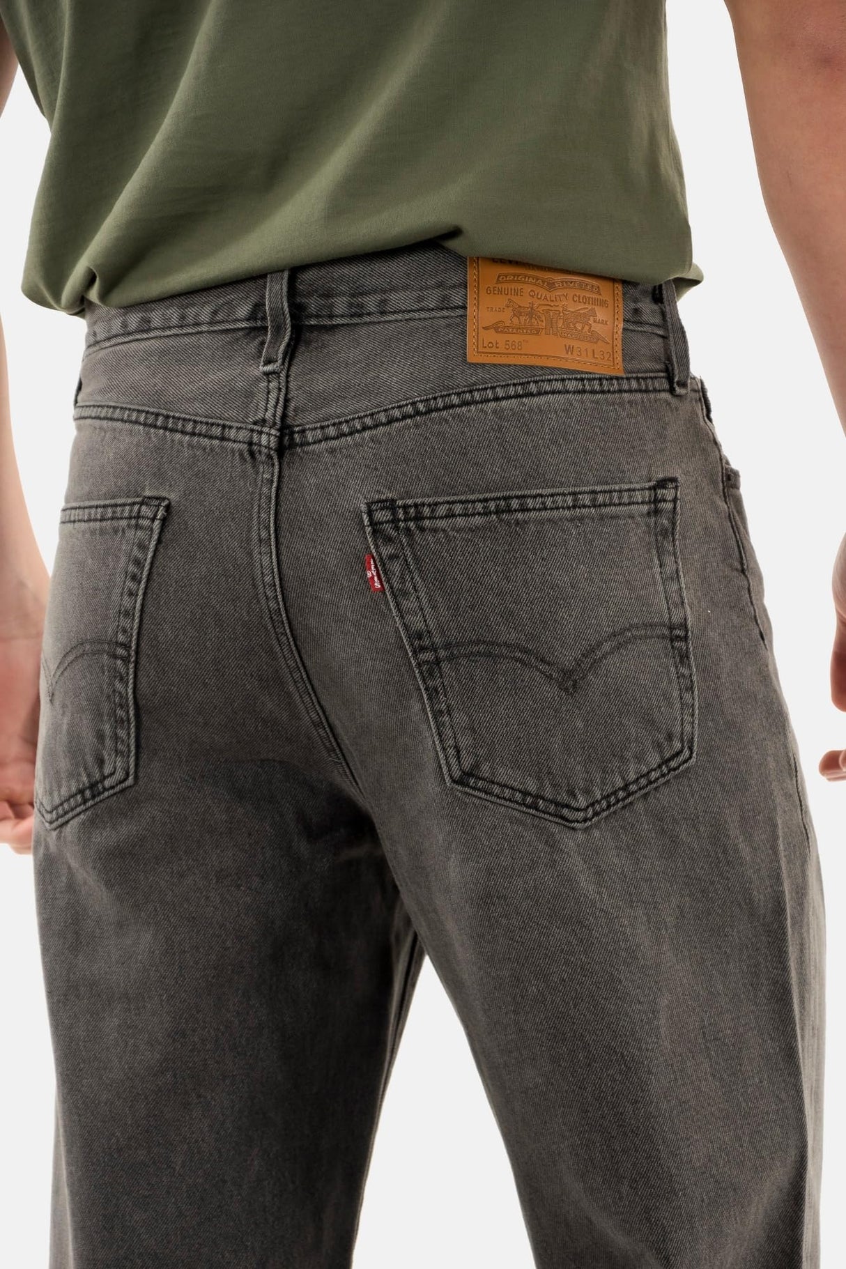 Levi's 568 Loose Straight Jeans, Block Party T2, 34W / 34L Hombres