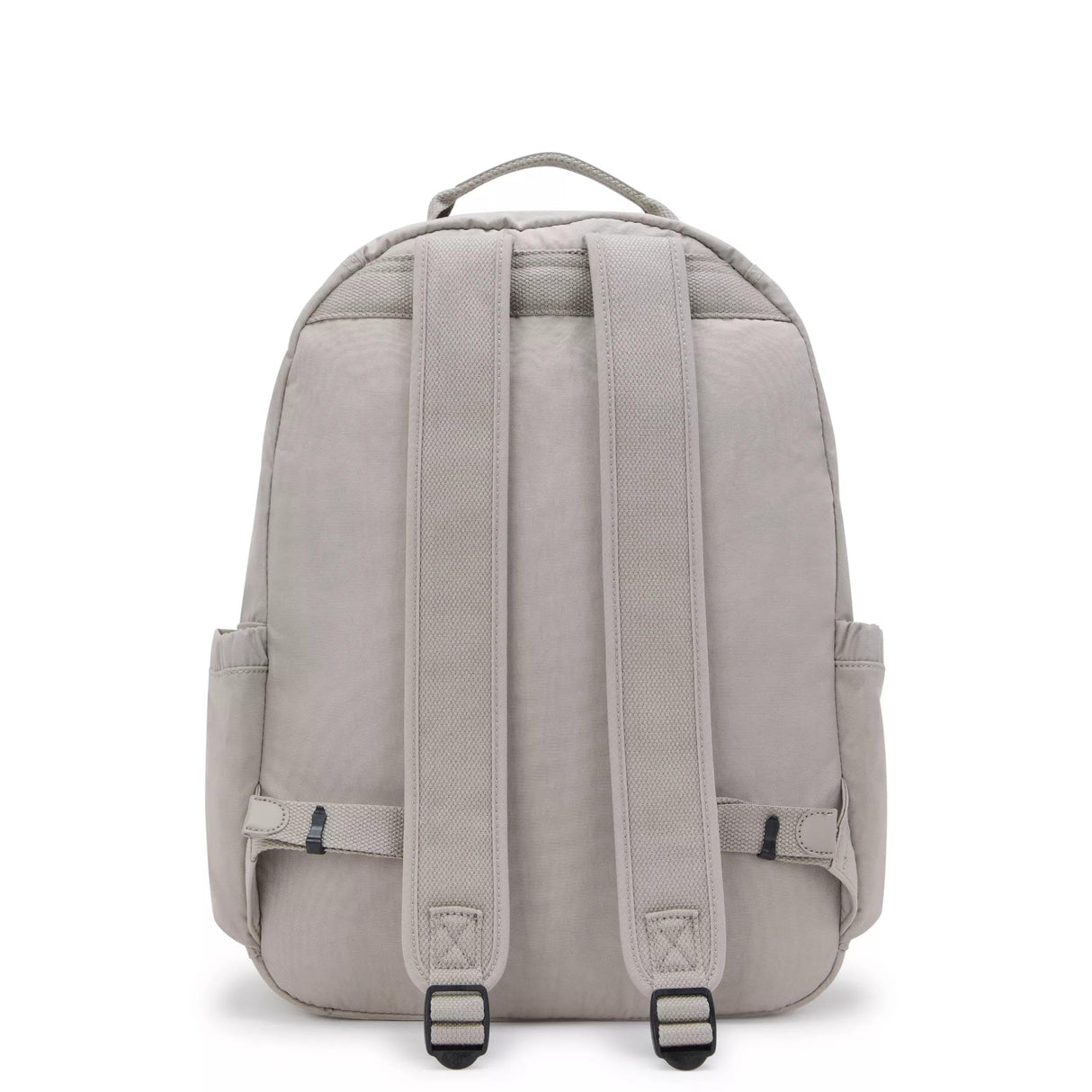 Kipling Seoul - Mochila para laptop de 15 pulgadas para mujer, duradera, espaciosa con correas acolchadas para el hombro, mochila escolar (paquete de 1), Gris Gris, L, Seoul - Mochila para portátil de