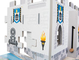 roba Gran Castillo 3 en 1 Divisible en dos Castillos - Juego de Construcción de Madera - Desde los 3 años