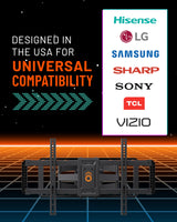 ECHOGEAR MaxMotion - Soporte de Pared para televisores Grandes de hasta 90 Pulgadas, Movimiento Completo con Giro, inclinación y extensión Suaves, diseño Universal Que Funciona con Samsung, Vizio y