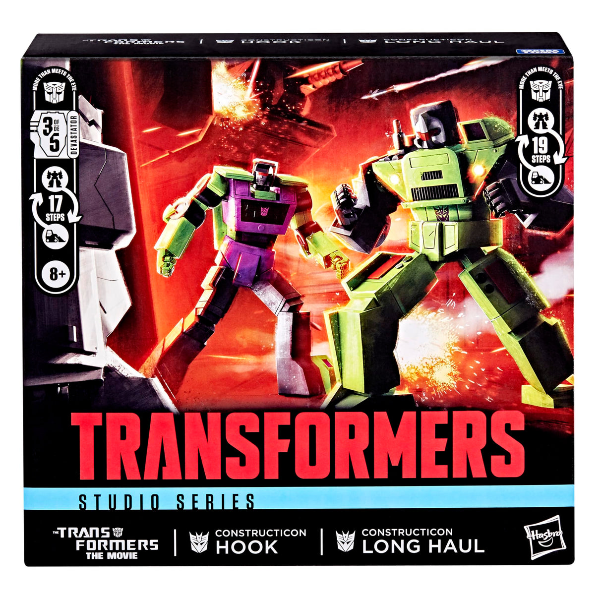 Transformers Studio Series, Transformers: La película, Constructicon Long Haul y Constructicon Hook, Figuras de acción