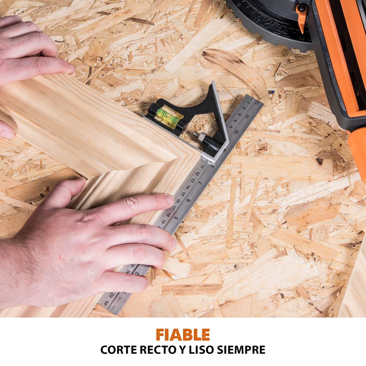 Evolution Sierra ingletadora deslizante de 185 mm (R185SMS+) de Evolution con corte multimaterial; bisel de 45°, inglete de 50°; guía láser. Incluye hoja multiusos