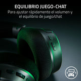 Razer Kraken V4 - Wireless Gaming Headset (3 Modes Connectivity, Triforce 40mm Drivers, 9-Zone RGB Earcup Lighting, Mix & Volume adjustments, THX Spatial Audio) Black