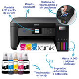 Impresora multifunción EcoTank ET-2850 A4 con depósito de tinta, conexión Wi-Fi y hasta 3 años de tinta incluida