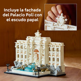 LEGO Architecture Fontana di Trevi Maqueta para Construir para Adultos, Monumento Italiano de Fuente Barroca y Minifiguras, Decoración del Hogar, Regalo para Viajeros 21062
