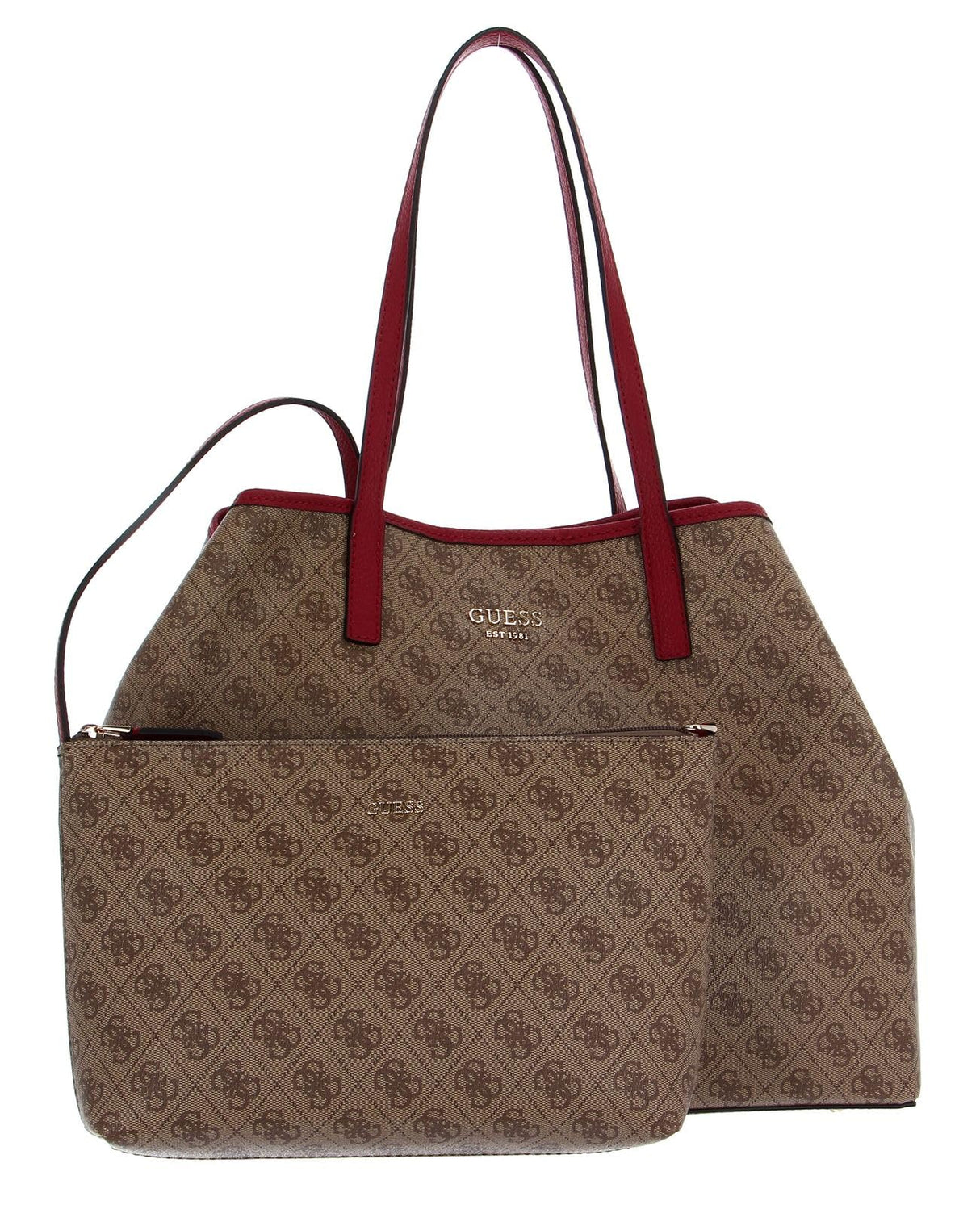 GUESS Vikky Large Tote, Bag Women, marrón, One Size