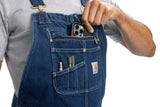Carhartt Loose Fit Denim Bib Overall, Peto vaquero en general Hombre, Darkstone, 46W / 30L