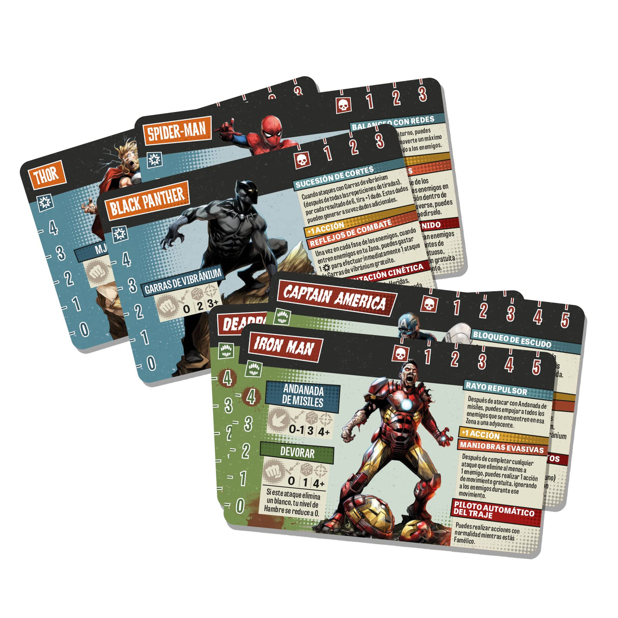 CMON | Marvel Zombies | Sé un Héroe Zombificado en el Apocalipsis Zombi | Juego de Estrategia Cooperativo| A Partir de 14 Años | De 1 a 6 Jugadores | 60 Minutos por Partida | Español