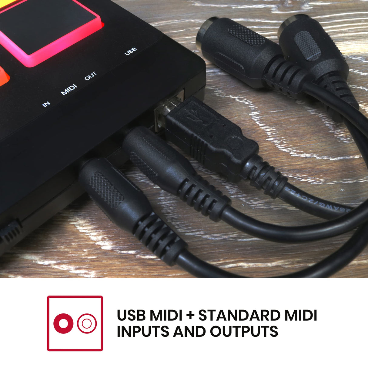 AKAI Professional MPX8 - Controlador USB MIDI y lanzador de samples portátil con 8 pads sensibles a la velocidad y ranura para tarjeta SD