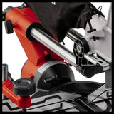 Einhell Sierra de tracción, vaivén e inglete TE-SM 10 L Dual (2100 W, hoja Ø254 mm, ancho de corte 305 mm, profundidad de corte 85 mm, láser de línea de corte, inclinación de cabezal a ambos lados)