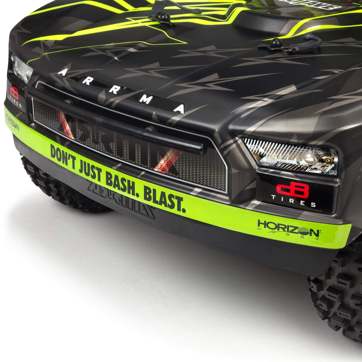 ARRMA Camión teledirigido 1/7 Mojave 6S V2 4WD BLX Desert Truck con compañía de Espectro (Listo para Ejecutar), Color Verde/Negro, ARA7604V2T1