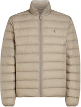 Calvin Klein Cazadora acolchada Hombre Down Jacket ligera, Gris (Rock Ridge), XS