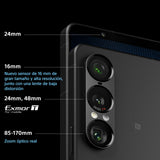 Sony Xperia 1 VII 6.5" 19.5:9 FHD+ HDR OLED, 120Hz, Lente Triple, 3.5 mm Audio Jack, Android 14, SIM Libre, 12GB RAM, 256GB Almacenamiento, Protección IP65/68, Dual SIM Hybrid, Púrpura